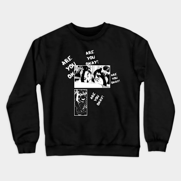 Tenkuu Shinpan ''OKAY'' Manga Anime Crewneck Sweatshirt by riventis66